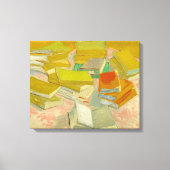 Piles französischer Romane | Vincent van Gogh Leinwanddruck (Vorderseite)
