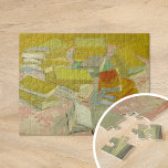 Piles französischer Romane | Vincent van Gogh Puzzle<br><div class="desc">Piles of French Novels (1887) von Vincent Van Gogh,  einem niederländischen Künstler,  der den Eindruck hinterlässt. Original-Kunstwerke sind ein Öl auf der Leinwand,  das Bücherstapel in lebhaften Gelbtönen darstellt. Verwenden Sie die Entwurfstools,  um einen benutzerdefinierten Text hinzuzufügen oder das Bild zu personalisieren.</div>