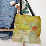 Piles französischer Romane | Vincent van Gogh Tasche<br><div class="desc">Piles of French Novels (1887) von Vincent Van Gogh,  einem niederländischen Künstler,  der den Eindruck hinterlässt. Original-Kunstwerke sind ein Öl auf der Leinwand,  das Bücherstapel in lebhaften Gelbtönen darstellt. Verwenden Sie die Entwurfstools,  um einen benutzerdefinierten Text hinzuzufügen oder das Bild zu personalisieren.</div>