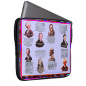"Pilger der Chemie" Laptopschutzhülle (Vorne Rechts)