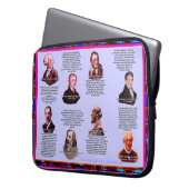 "Pilger der Chemie" Laptopschutzhülle (Vorderseite Links)