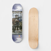 Pilger-Fortschritt (kreuzen Sie mein Herz) Skateboard (Vorderseite)