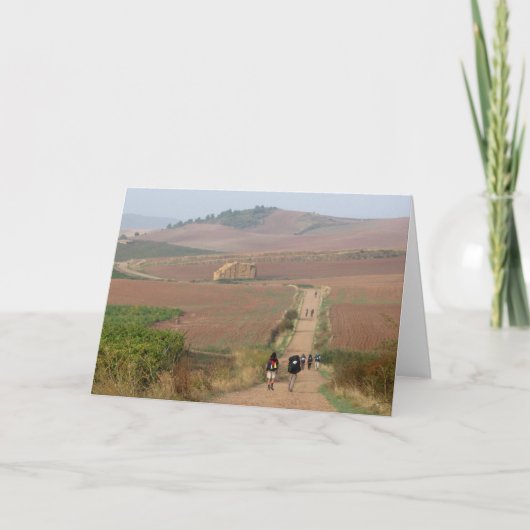 Pilger-gehende Karte (Vorderseite)