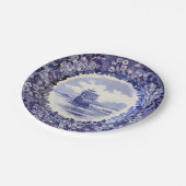 Pilger-PapierTeller: Wedgwood Mayflower 7 Zoll Pappteller (Schrägansicht)