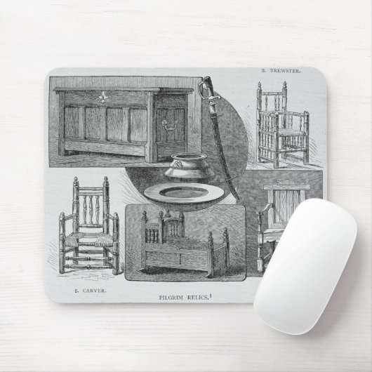 Pilger-Relikte Mousepad (Mit Mouse)