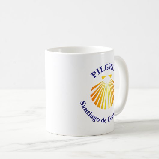 Pilger Santiago de Compostella Kaffeetasse (VorderseiteRechts)