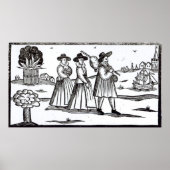 Pilger starten in die Neue Welt Poster (Vorne)