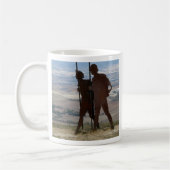 Pilger-Statue-Tasse Kaffeetasse (Links)