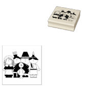 Pilger und Türkei Gummistempel (Stempel)