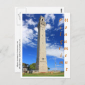 Pilgerdenkmal, Provincetown Cape Cod Postkarte (Vorne/Hinten)
