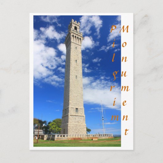 Pilgerdenkmal, Provincetown Cape Cod Postkarte (Vorderseite)