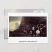 Pilgerfahrt von Francisco De Goya Postkarte (Vorne/Hinten)