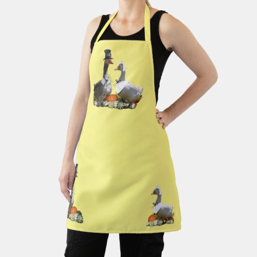 Pilgergans und -ente zum Erntedankfest Schürze (InSitu)