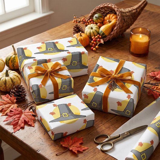 Pilgerhut Geschenkpapier