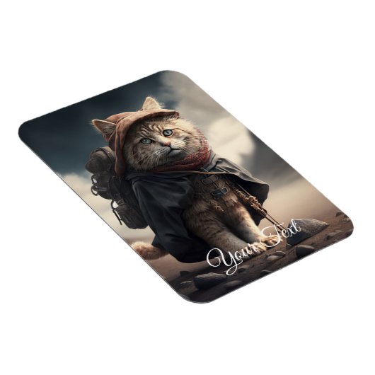 Pilgerkatze. Magnet (Rechte Seite)