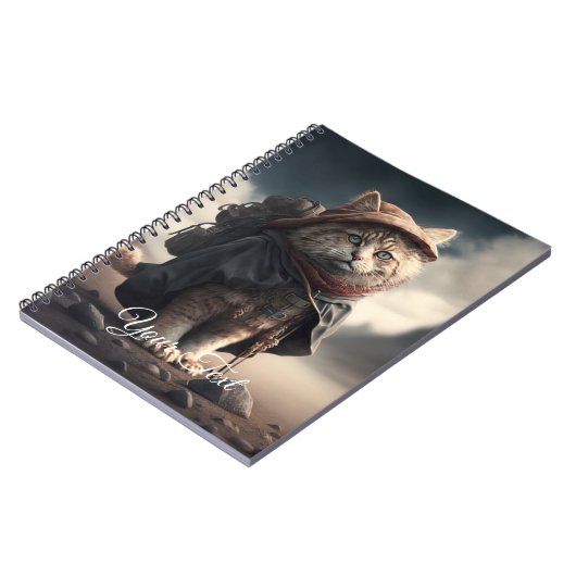 Pilgerkatze. Notizblock (Linke Seite)