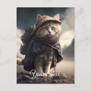 Pilgerkatze. Postkarte