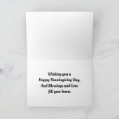 Pilgerkinder und Türkei-Karte Karte (Innenseite)