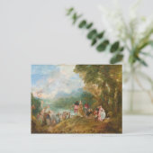 Pilgerreise nach Kythera Die Einschiffung für die  Postkarte (Stehend Vorderseite)