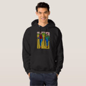 Pilgerweg des Jakobswegs Hoodie (Vorne ganz)