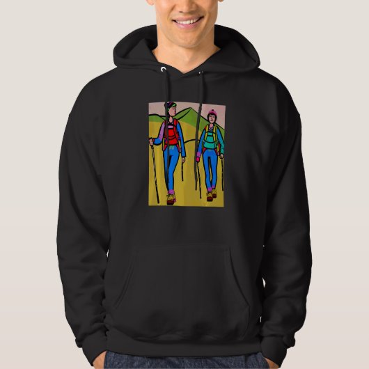 Pilgerweg des Jakobswegs Hoodie (Vorderseite)