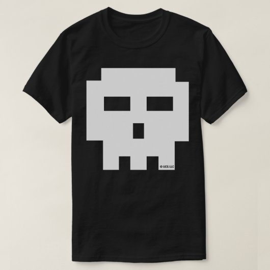 Pilgrim 8Bit Skull T-Shirt (Design vorne)