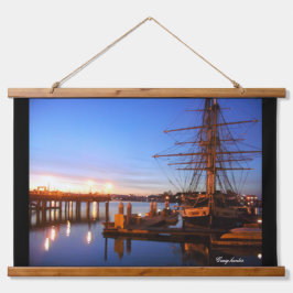 Pilgrim am Dana-Punkt "Foto" Wandteppich Mit Holzrahmen