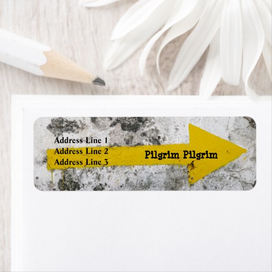 Pilgrim Arrow Address Labels (Insitu)