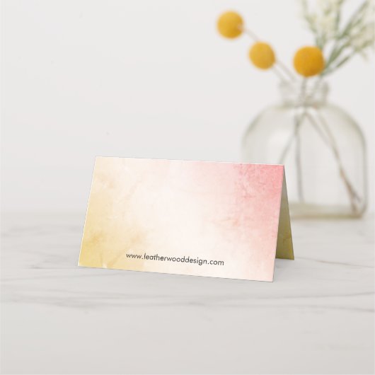 Pilgrim Boy Erntedank Platzkarten (Rückseite)