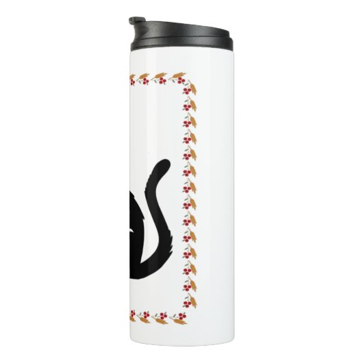 Pilgrim Cat Oversized T - Shirt Thermosbecher (Nach rechts gedreht)