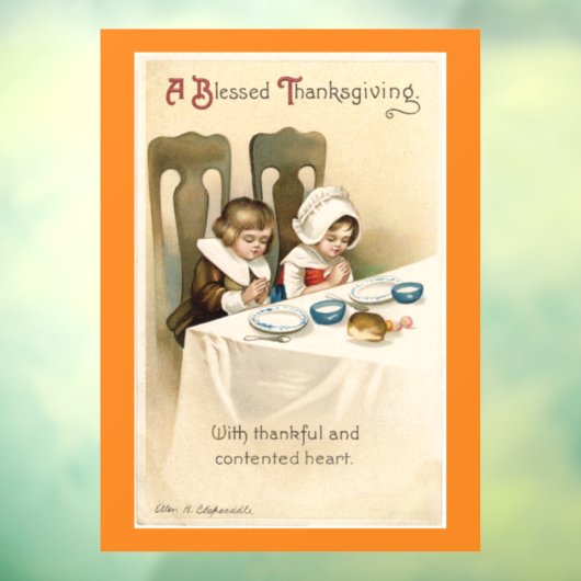 Pilgrim Children Prachen Fensterheber Fensteraufkleber (Blatt 3)