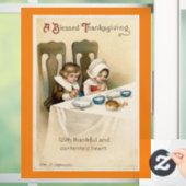 Pilgrim Children Prachen Fensterheber Fensteraufkleber (Zuhause)