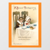 Pilgrim Children Prachen Fensterheber Fensteraufkleber (Blatt)