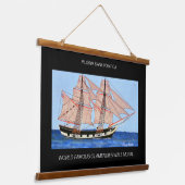 Pilgrim Dana Point Wandmalerei Wandteppich Mit Holzrahmen (Gewinkelt)