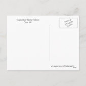 Pilgrim Erntedank Greetings Feiertagspostkarte (Rückseite)