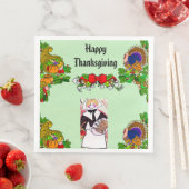 PILGRIM ERNTEDANK PAPIERABENDS NAPKINS SERVIETTE (Beispiel)
