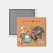 Pilgrim Girl - Anpassen Magnet (Vorderseite/Rückseite)