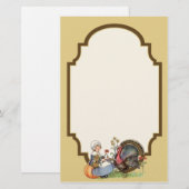 Pilgrim Girl Briefpapier (Vorne/Hinten)