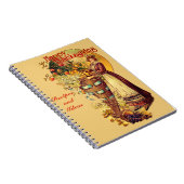 Pilgrim Girl mit Viktorianischem Stil Notizblock (Rechte Seite)