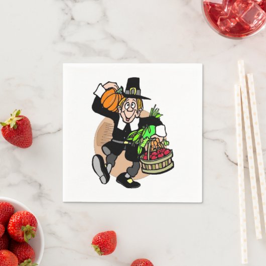 Pilgrim Harvest Serviette (Beispiel)