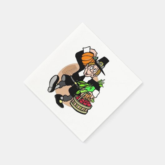 Pilgrim Harvest Serviette (Ecke)