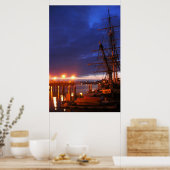 Pilgrim im Morgengrauen Dana Point Foto Poster (Küche)