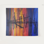 Pilgrim im Morgengrauen Dana Point Hafen Wandteppich (Vorderseite (Horizontal))