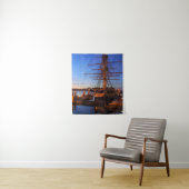 Pilgrim im Morgengrauen Dana Point Hafen Wandteppich (Beispiel)