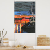 Pilgrim im Morgengrauen Dana Point Poster (Küche)