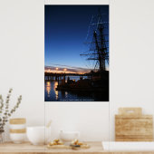 Pilgrim im Morgengrauen Foto Poster (Küche)