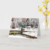 Pilgrim-Jungfrau im Winter Karte (Gelbe Blume)