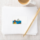 Pilgrim Mayflower Erntedank Address Labels Adressaufkleber (Insitu)