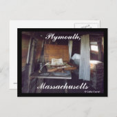 Pilgrim Memorial Staat Park, Massachusetts Postkarte (Vorne/Hinten)