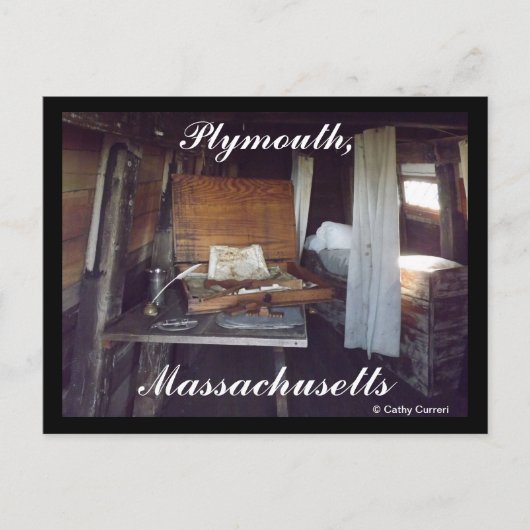 Pilgrim Memorial Staat Park, Massachusetts Postkarte (Vorderseite)